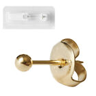 1 First Ear Plug Gold Plated Earrings Sterile Earrings Ball 3-4mm