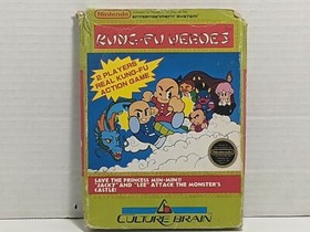 Kung Fu Heroes (NES, 1989) cartridge mint with used box