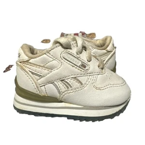 Vintage Reebok Classics Toddler Baby Shoes Size 2c RB 304 White Damage Collecter - Picture 1 of 16
