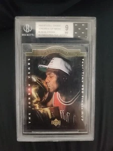 96-97 Collectors eEdge Michael Jordan A Cut Above Beckett 9 Chicago Bulls - Picture 1 of 2