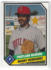 1989 TCMA Portland Beavers (Class AAA-Minnesota Twins) Manny Hernandez
