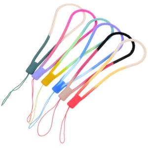 6 Pcs Braided Silicone Lanyard Phone Hand Wrist Strap Small for Keys - Photo 1/12