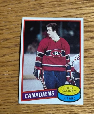 BOB GAINEY 1980-81 Topps #58 Scratched - Image 1 of 2