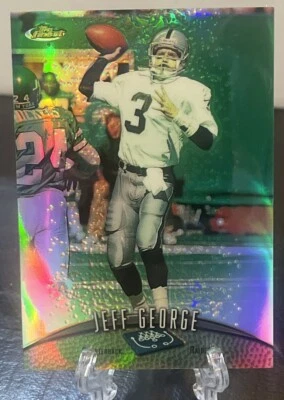 1998 Topps Finest No Protector Refractor Jeff George #105 Raiders - Image 1 of 2