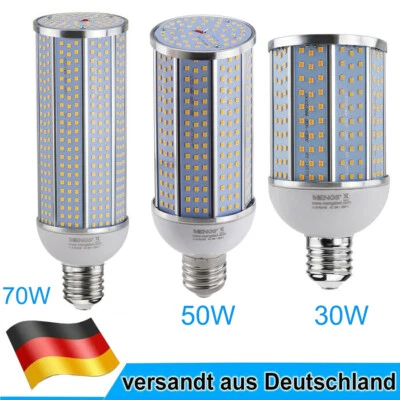 E40 30W/50W/70W LED Brine Lampe Energiesparlampe Licht 4200lm-9800lm Warmweiß - Bild 1 von 2