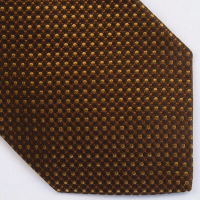 BOSS Hugo Boss Brown Copper Textured Woven Mens Neck Tie 56x3.5 Modern Elite - Image 1 of 4