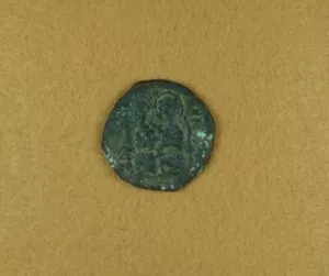 C1723 Bizantino, Giustino II, Follis, 573/4, Costantinopoli Nuovo di zecca - Foto 1 di 2