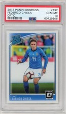 Federico Chiesa 2018 Donruss Optic Rated Rookie PSA 10 #192 Italy RC