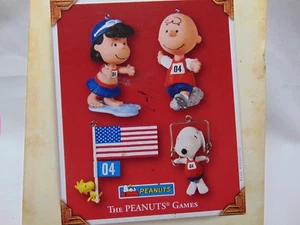 Hallmark-Keepsake "The PEANUTS Games" 4er Set Ornamente 2004 - Bild 1 von 9