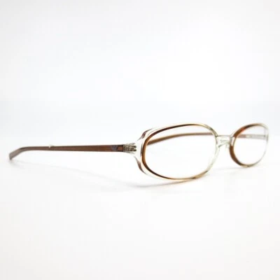 Monturas de gafas Emporio Armani EA9017 JG9 marrón transparente ovaladas borde completo 49-17-135 Foto 1 de 4