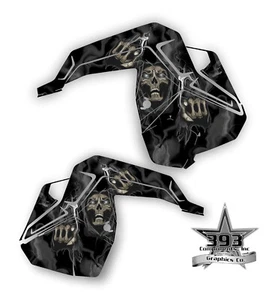 2021 - 2023 POLARIS MATRYX Side Panel Wrap Graphics Decal Sticker Kit Skull - Picture 1 of 10