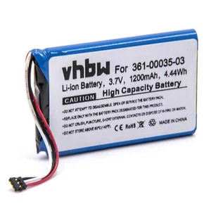 Batería reemplaza Garmin 361-00035-00 361-00035-03 navegador 1200mAh - Imagen 1 de 2