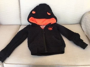 Boys Tipsy Teddy Bear Hooded Cardigan Sweater Size S - Picture 1 of 4