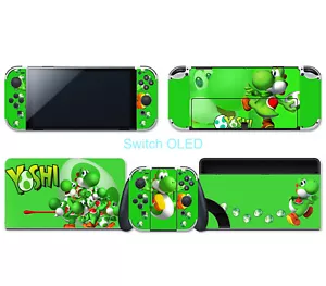 Calcomanías de vinilo OLED para consola Nintendo Switch Super Yoshi Smash Bros - Imagen 1 de 1