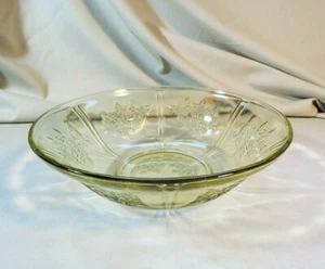 Vintage Bernstein Depression Glas Sharon/Kohl Rose Gemüse Servierschale - Bild 1 von 4