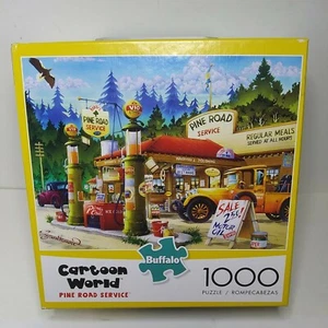 Buffalo Puzzle 1000 Piece "Cartoon World- Pine Road Service"Jigsaw Puzzle - Picture 1 of 9