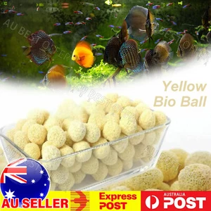 Aquarium Biological Filter Media Bacteria Ball Bio Fish Tank Pond 1L/500g AU - Picture 1 of 7