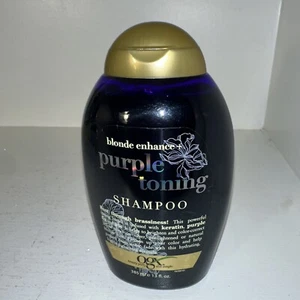 OGX Blonde Enhanced + Purple Toning Shampoo to Personalize Your Blonde, 13oz - Picture 1 of 2
