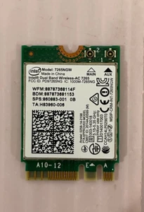 Tarjeta Intel Dual Band Wireless-AC 7265 7265NGW WiFi + BT 4.0 - Imagen 1 de 2