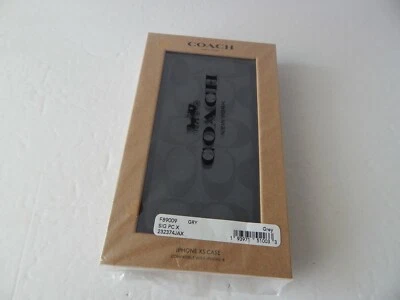 Coach New York Case iPhone XS and iPhone X Grey New - Image 1 of 4