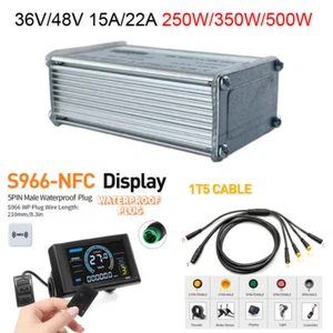 E-Bike 36V/48V 15A 22A Controller Motor 250W 350W 500W 3 Pin 9 Pin w/LCD Display - Bild 1 von 23