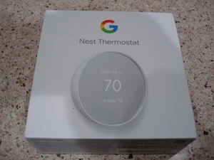 Google Nest Termostato Inteligente 4ta Generación Nieve Nuevo Caja Abierta Blanco - Imagen 1 de 6