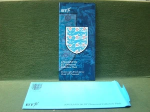 England 96 Euro Football BT Phonecard Collectors Pack x 9 on Card - Foto 1 di 8