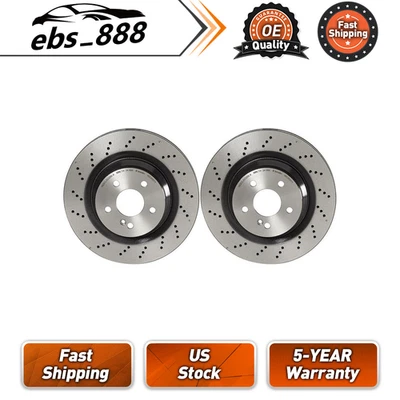 Brembo Rear High Performance OE Brake Rotors fits 2003-06 Mercedes-Benz E55 AMG - Image 1 of 4