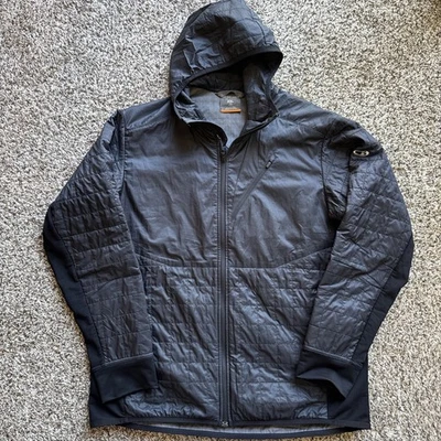 Chaqueta Icebreaker Para Hombre Merino LOFT Helix Manga Larga Cremallera Talla XXL Negra Foto 1 de 4