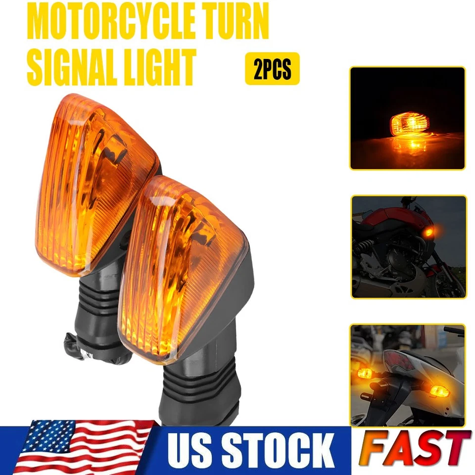 2X Lámpara indicadora de luz de señal de giro delantera o trasera para KAWASAKI NINJA 650R 1000 Foto 1 de 4