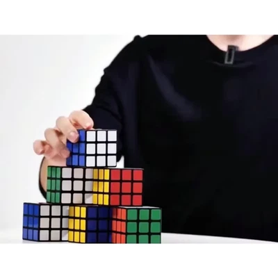 CUBE CASTLE MAGIC CUBE ILLUSION - Multiplying Street Magic Trick Prop - Image 1 of 3