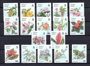 Solomon Islands 1987 set Flowers/Plants stamps (Michel 1633/52) nice MNH - Picture 1 of 1