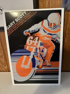 Gary Scott Harley Davidson Motorcycle Print - RARE!! Awesome Frameable - Picture 1 of 6