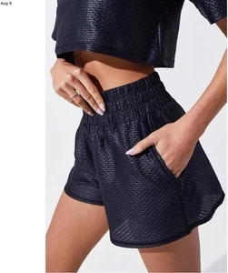 Pantalones Cortos Noli Yoga Malla Líquida Swift - Negros - Talla Grande - Ropa Activa Deportiva - Imagen 1 de 5