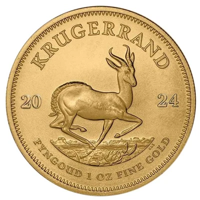 South Africa 2024 Gold Krugerrand 1-oz Brilliant Uncirculated - Image 1 of 2
