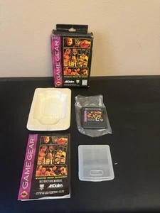 WWF Raw Sega Game Gear Authentic with box and manual - Picture 1 of 9