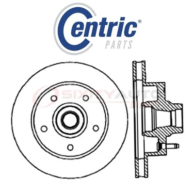 Centric C-TEK Disc Brake Rotor for 1995-1997 Dodge B2500 3.9L 5.2L 5.9L V6 cq - Image 1 of 4