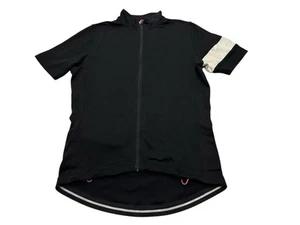 Maglia ciclismo Rapha 2009 classica manica corta full zip taglia media nero/bianco - Foto 1 di 11