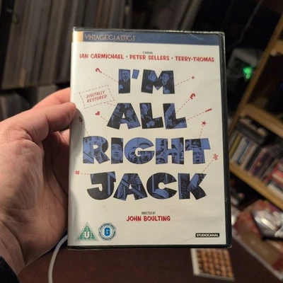 I'm All Right Jack (DVD). Peter Sellers, Attenborough, Dir. Boulting. New/Sealed - Image 1 of 4