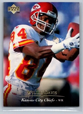 1995 Upper Deck Card # 83 Willie Davis - Kansas City Chiefs - Image 1 of 2