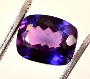 8.85 Ct TOP LUSTROUS PURPLE PINK NATURAL RHODOLITE GARNET 13x10 MM - Picture 1 of 5