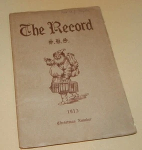 School Student Publication The RECORD Staunton Virginia Christmas 1913 - Picture 1 of 12