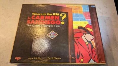  Where in the World is Carmen SanDiego 1993 Mystery BoardGame Complete nice cond - Image 1 of 4