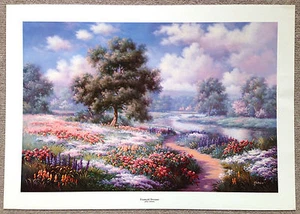 Judy Gibson Listed Texas Artist S/N Print "Tranquil Dreams" - Picture 1 of 2