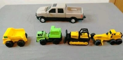 Tonka Truck Tractor Toy Mini Lot Of 4 & John Deere Ertl Pickup Vintage 90s 1994 - Image 1 of 4
