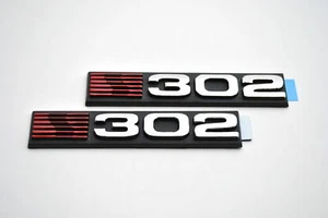 2007-2009 Saleen Ford Mustang H302 Heritage Side Fender Badge SET - Foto 1 di 2