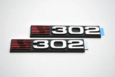 Juego de insignia de guardabarros lateral Saleen Ford Mustang H302 Heritage 2007-2009 Foto 1 de 2