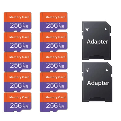 256MB 30Pack Micro SD Card Memory Card Secure Digital Flash Memory TF SD Card - Image 1 of 4