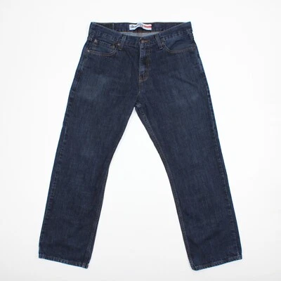 Levis Denizen 281 Jeans Mens W32 L30  Dark Blue Straight Fit Denim Casual Pants - Image 1 of 4