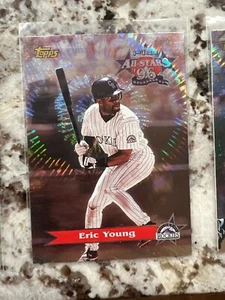 1997 TOPPS MLB ALL STAR INSERT CARD COLORADO ROCKIES ERIC YOUNG #AS6 - Picture 1 of 1
